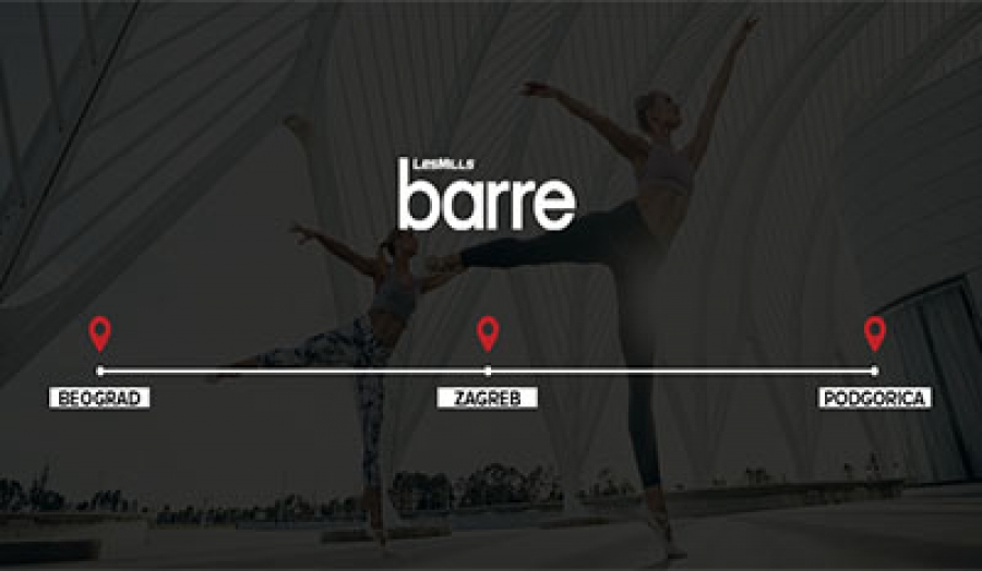 LES MILLS BARRE TURNEJA (SRBIJA,HRVATSKA,CRNA GORA)